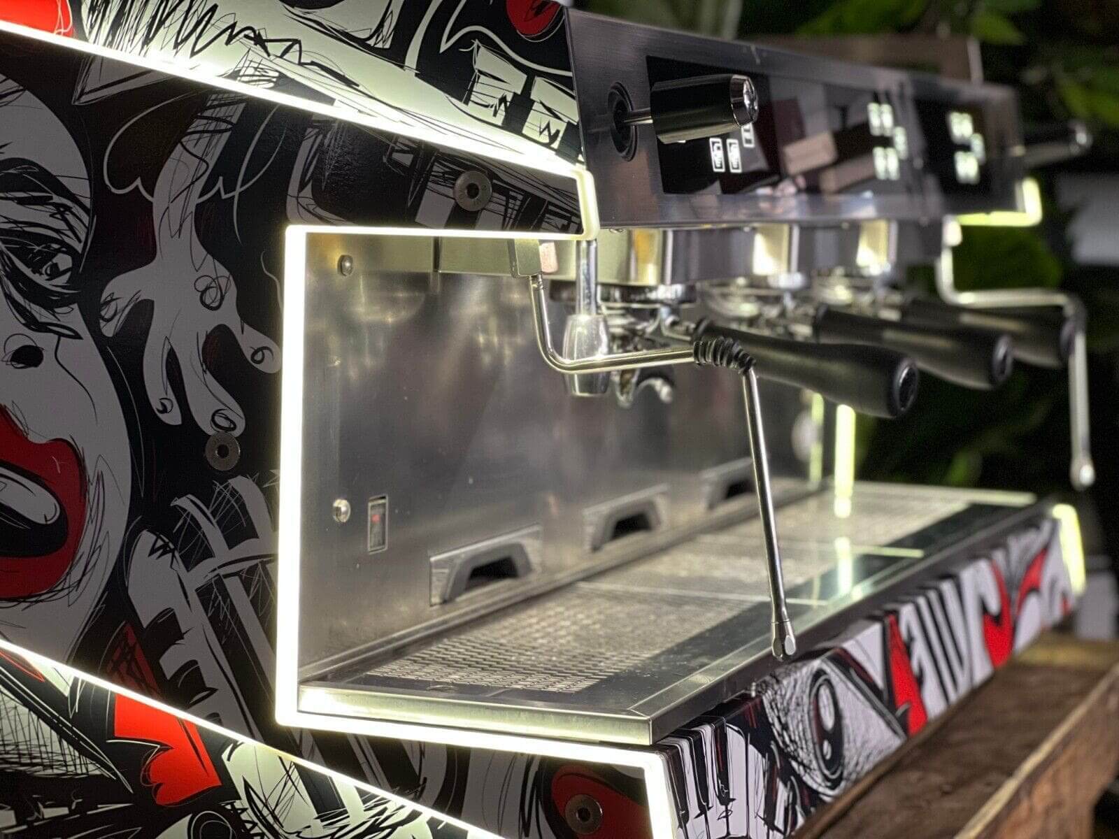 Wega Urban - 3 Group Commercial Espresso Machine - Custom Wrap