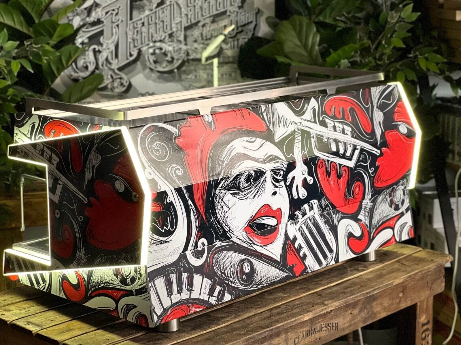 Wega Urban - 3 Group Commercial Espresso Machine - Custom Wrap
