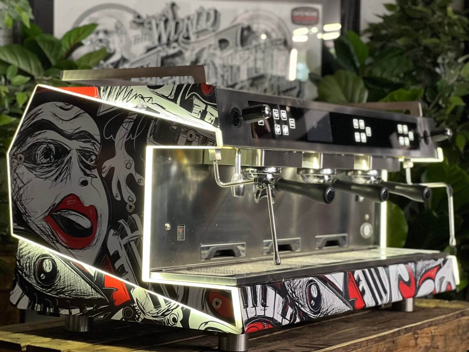 Wega Urban - 3 Group Commercial Espresso Machine - Custom Wrap