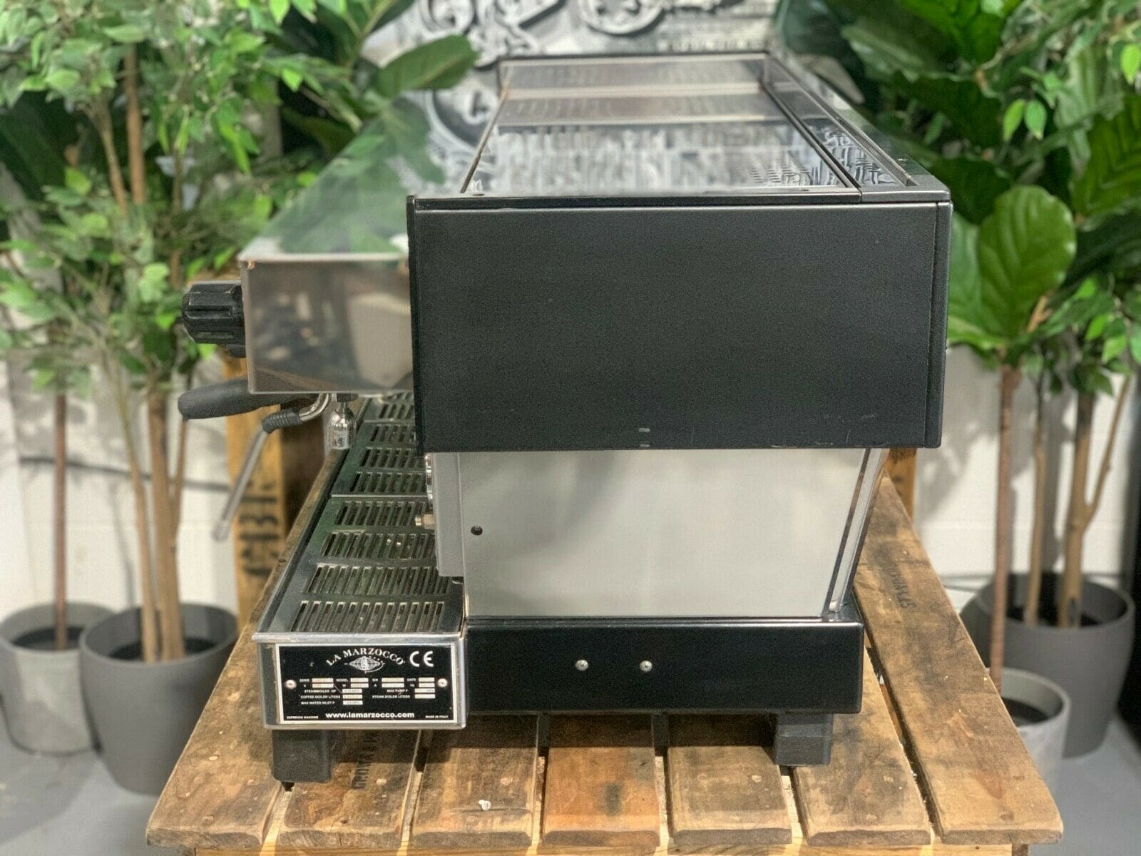 La Marzocco Linea 4 Group Black Top & Stainless - 16054
