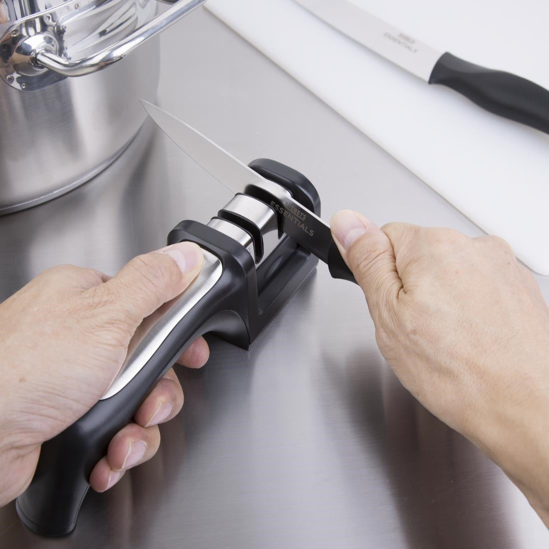 Vogue Tsuki Knife Set and Sharpener - S789