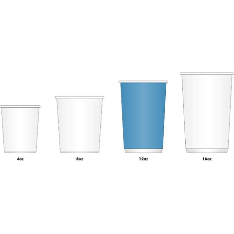 Special Offer Fiesta Recyclable Brown 340ml Hot Cups and Black Lids (Pack of 1000) - SA432