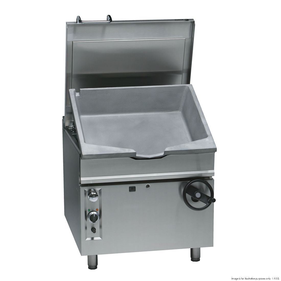 Fagor 900 Series Ng 80 Litre Crank Tilting Bratt Pan SBG9-10I
