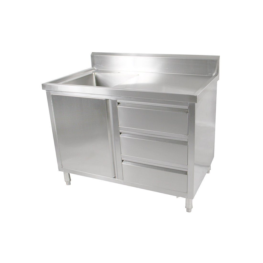 Modular Systems SC-6-H Cabinet with Sink - 1200-2100mm Width - Left/Right Sink