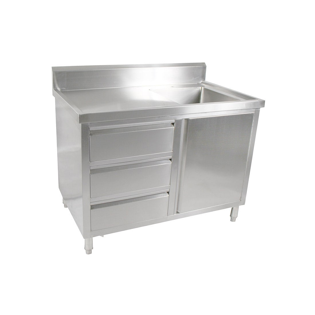 Modular Systems SC-6-H Cabinet with Sink - 1200-2100mm Width - Left/Right Sink