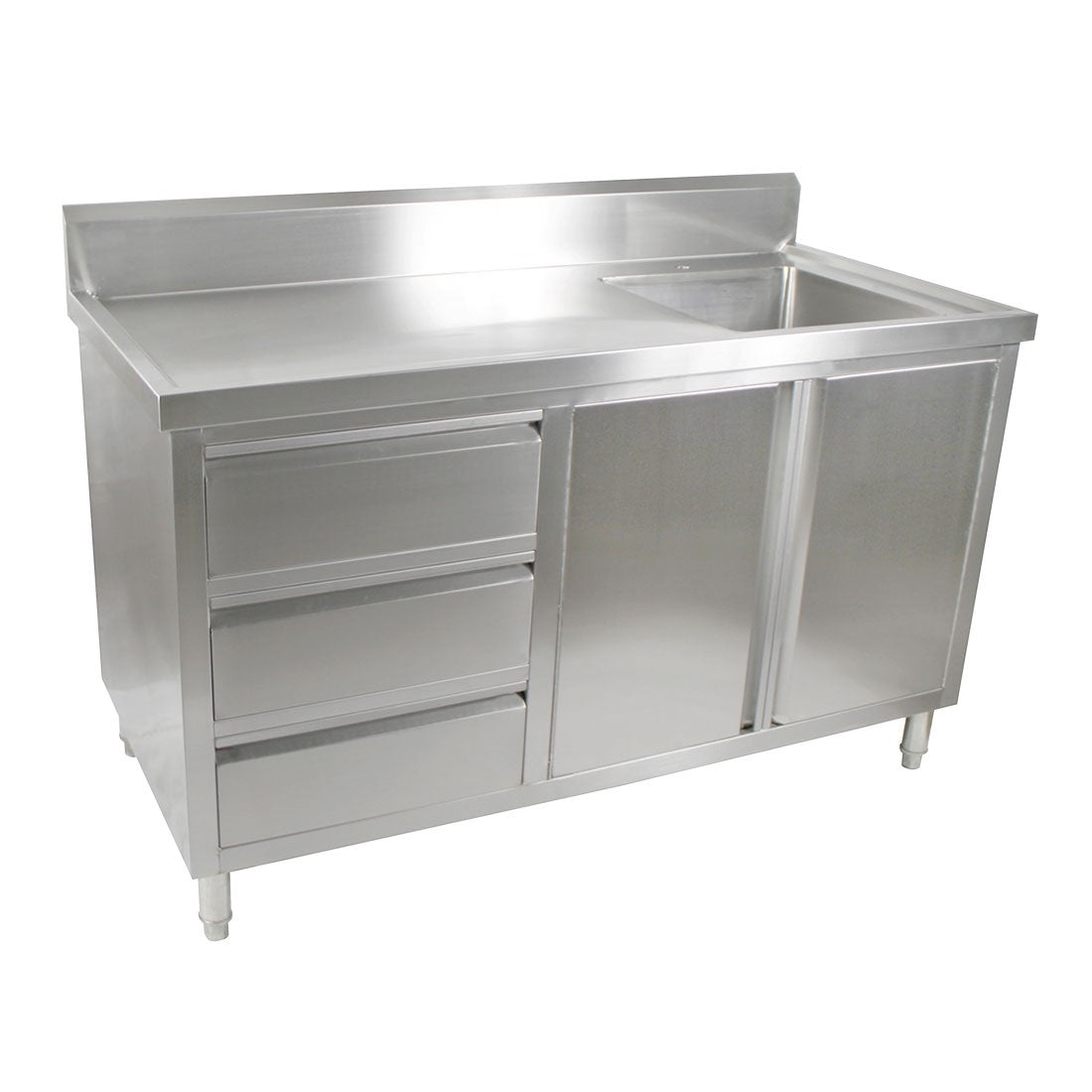 Modular Systems SC-6-H Cabinet with Sink - 1200-2100mm Width - Left/Right Sink
