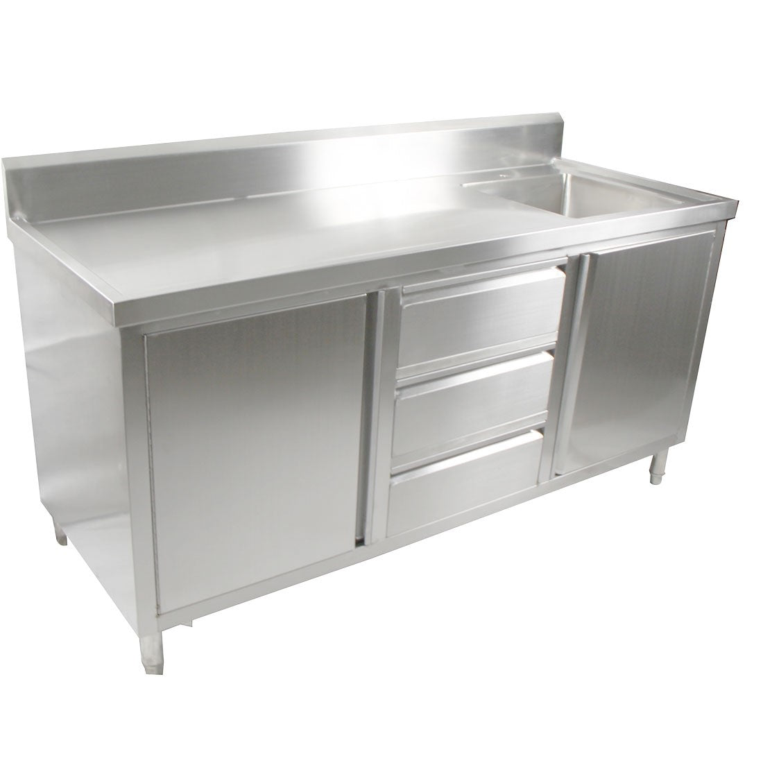 Modular Systems SC-6-H Cabinet with Sink - 1200-2100mm Width - Left/Right Sink