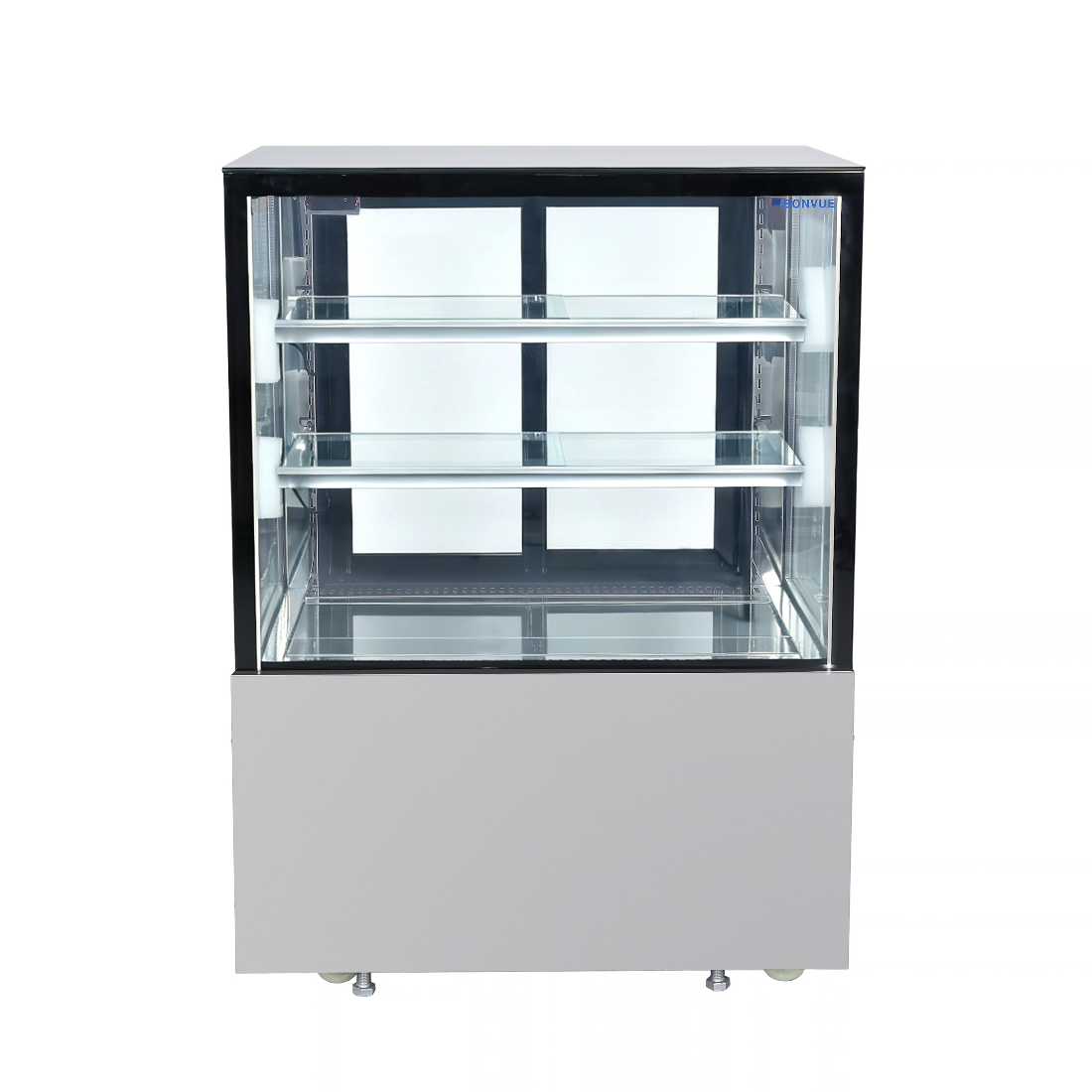 Bonvue Deluxe 900mm Square Glass Cake Display Cabinet - SC090FA-2XB