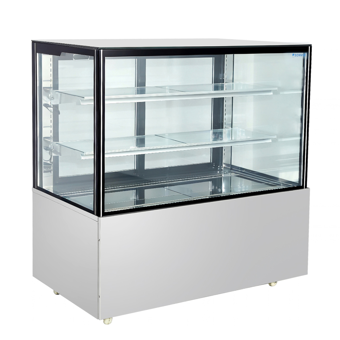 Bonvue Deluxe 1200mm Square Glass Cake Display Cabinet - SC120FA-2XB