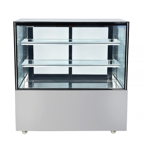 Bonvue Deluxe 1200mm Square Glass Cake Display Cabinet - SC120FA-2XB