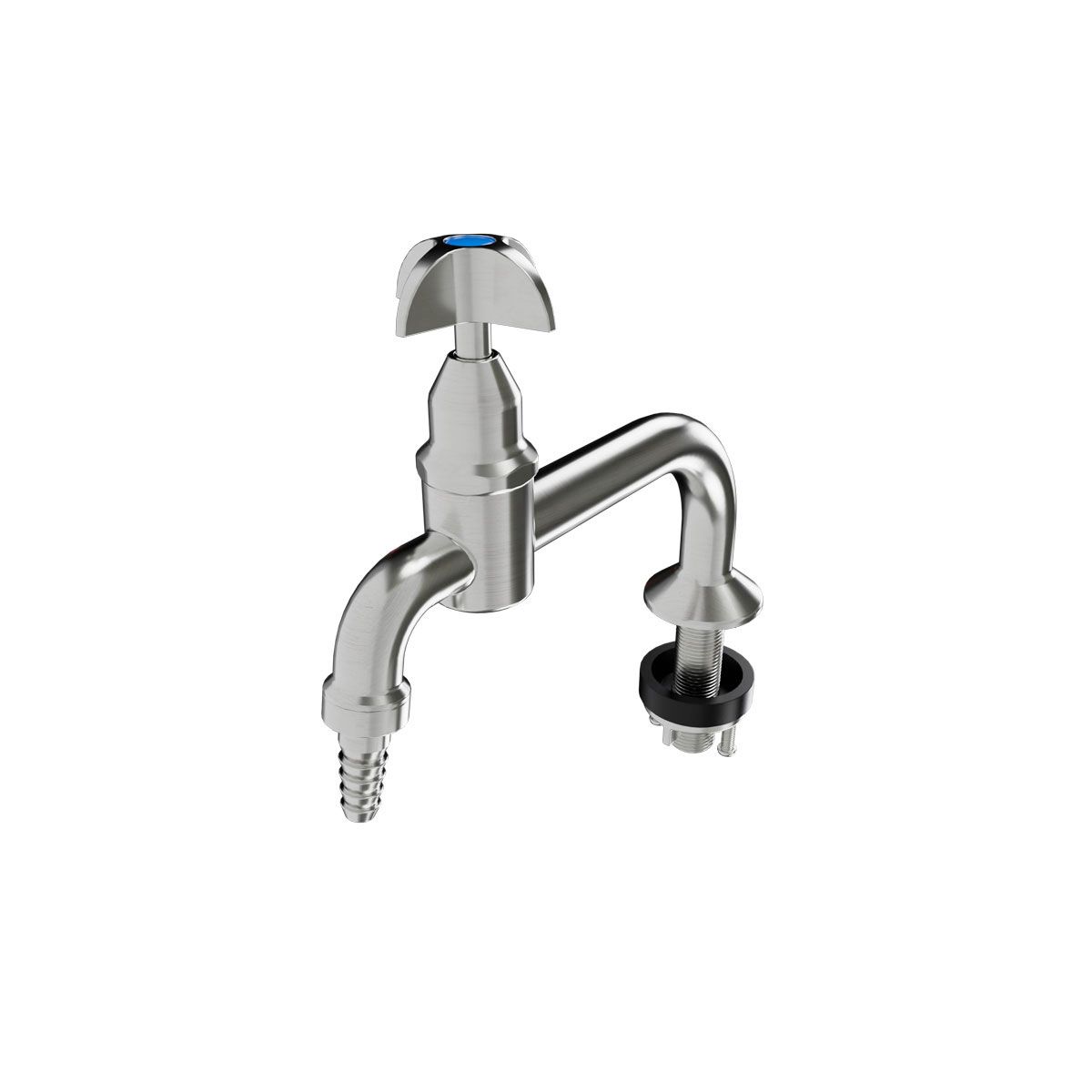 3Monkeez School Pattern Type 26 Laboratory Tap with Tube Nozzle - T-3MSS-LAB26-TN