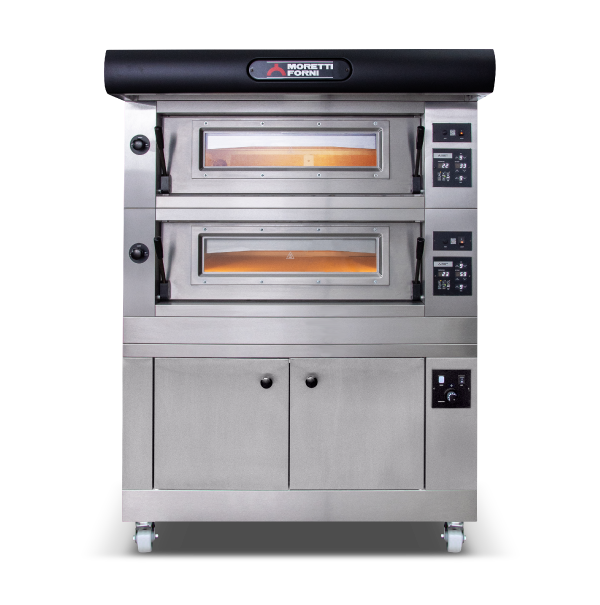 Moretti Forni Amalfi Double Deck Oven on Prover - 6 x 35cm Pizza - Chamber Size 650w x 1035d x 180h mm - COMP A/2/L