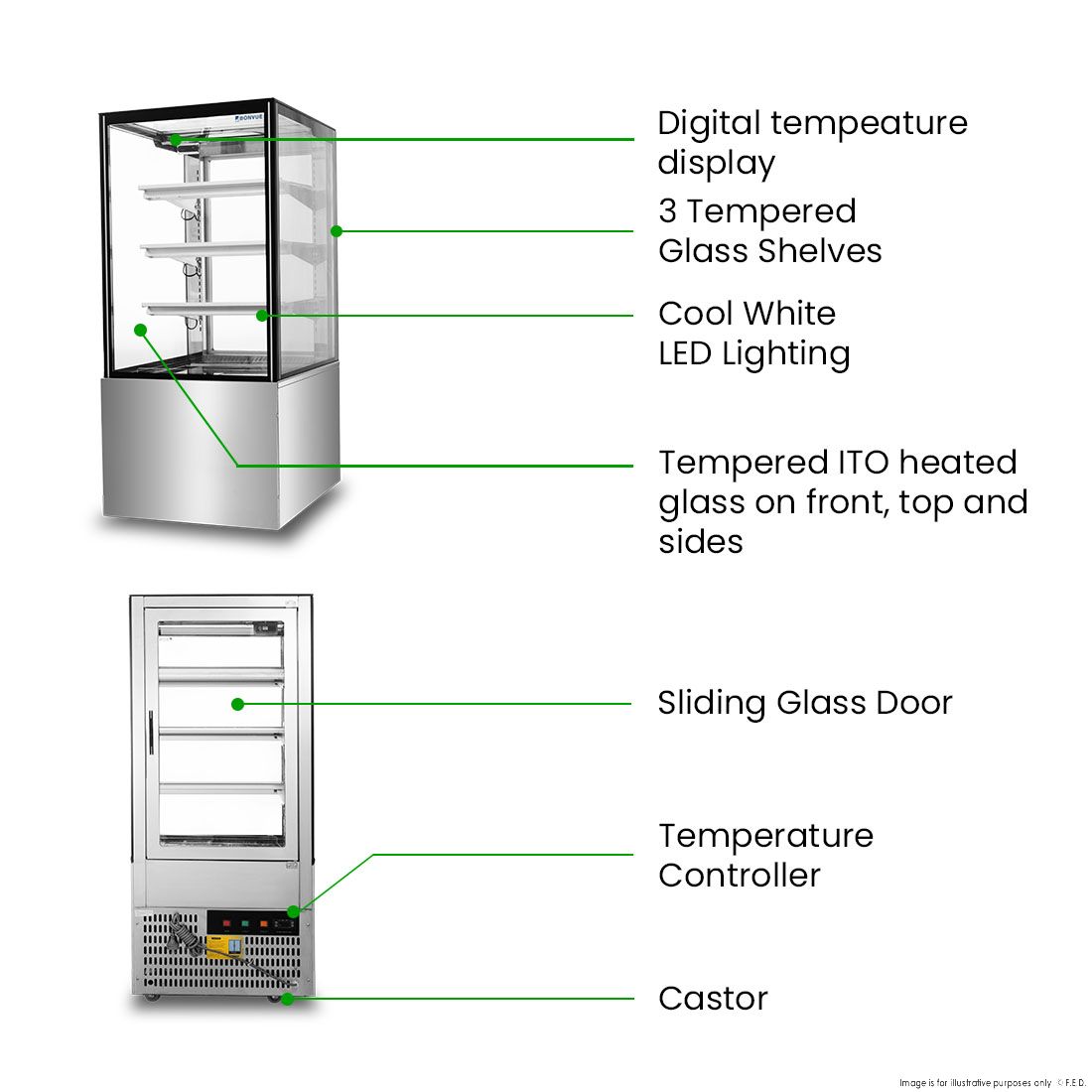 Bonvue Cake Display - SF820V