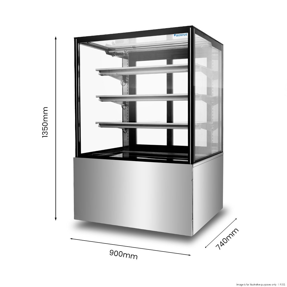 Bonvue Cake Display - SF830V