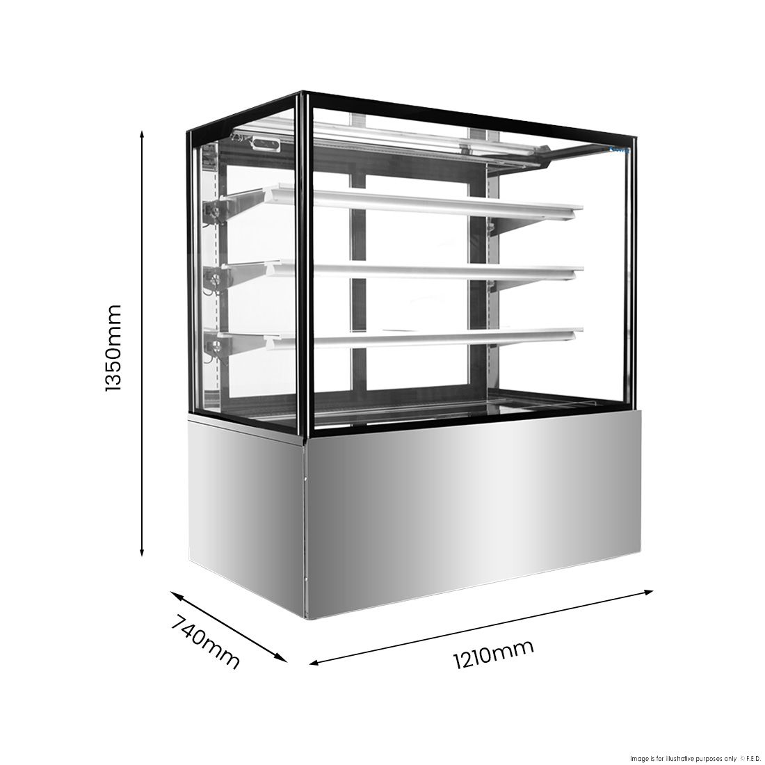 Bonvue Cake Display - SF840V