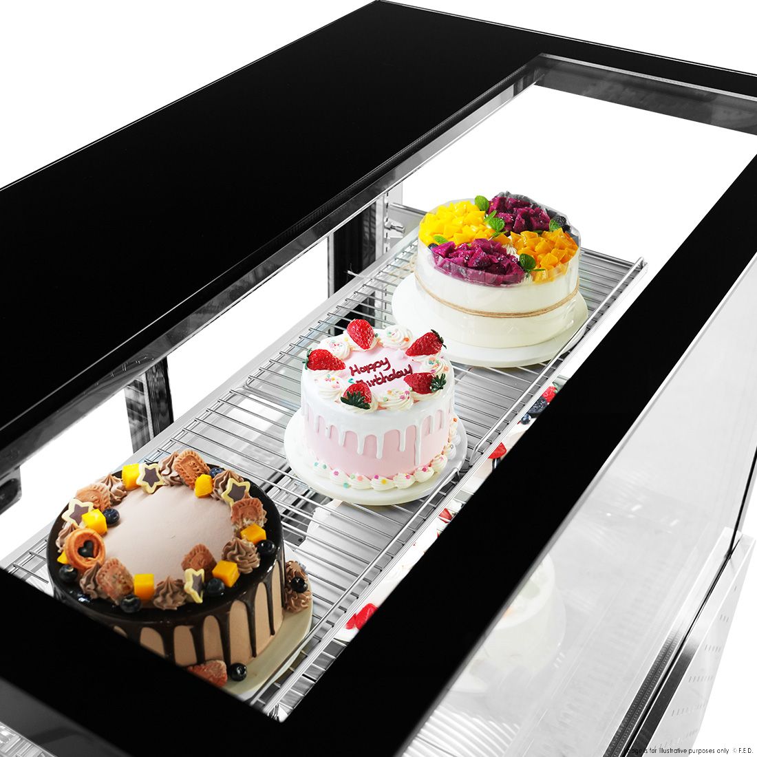 Bonvue Chilled Cake Showcase Food Display SG120FA-2XB