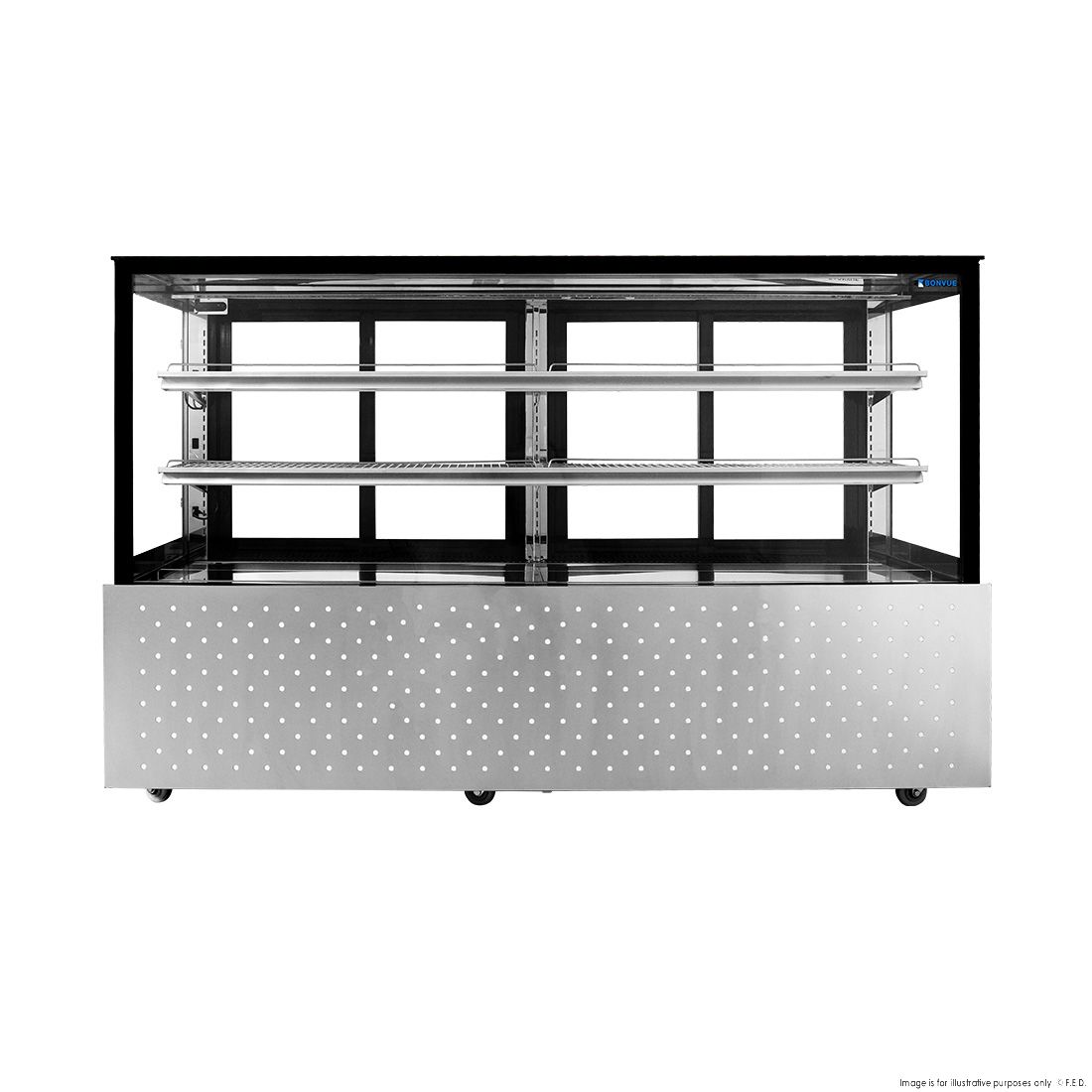 Bonvue Chilled Cake Showcase Food Display SG200FA-2XB