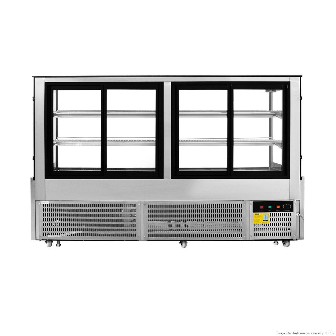 Bonvue Chilled Cake Showcase Food Display SG200FA-2XB