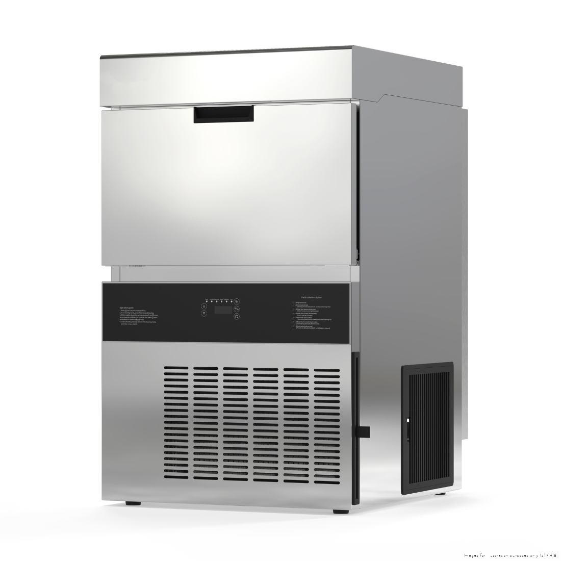 Blizzard Crystal Square Ice Maker 40kg/24hr with 20kg Storage - SIC-40L