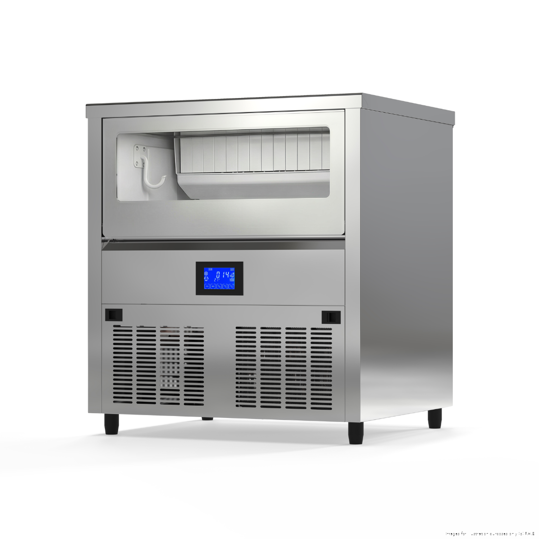 Blizzard Crystal Column Pro Octagonal Cylinder Ice Maker 63kg/24hr with 25kg Storage - SIC-63R