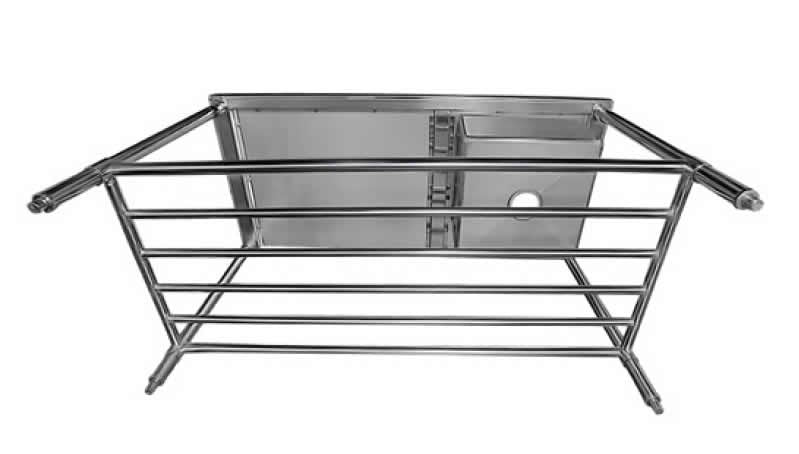 Mixrite Sink Bench with Splashback 1800 x 600 x 900 mm SS1618L
