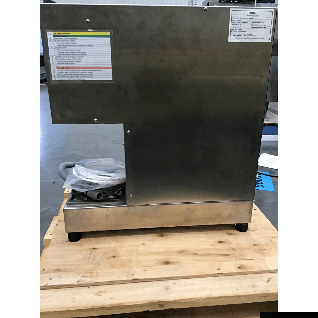 CLEARANCE - Blizzard Icemaker Snow Flake Ice Output 200Kg - SK-201M-NSW1990