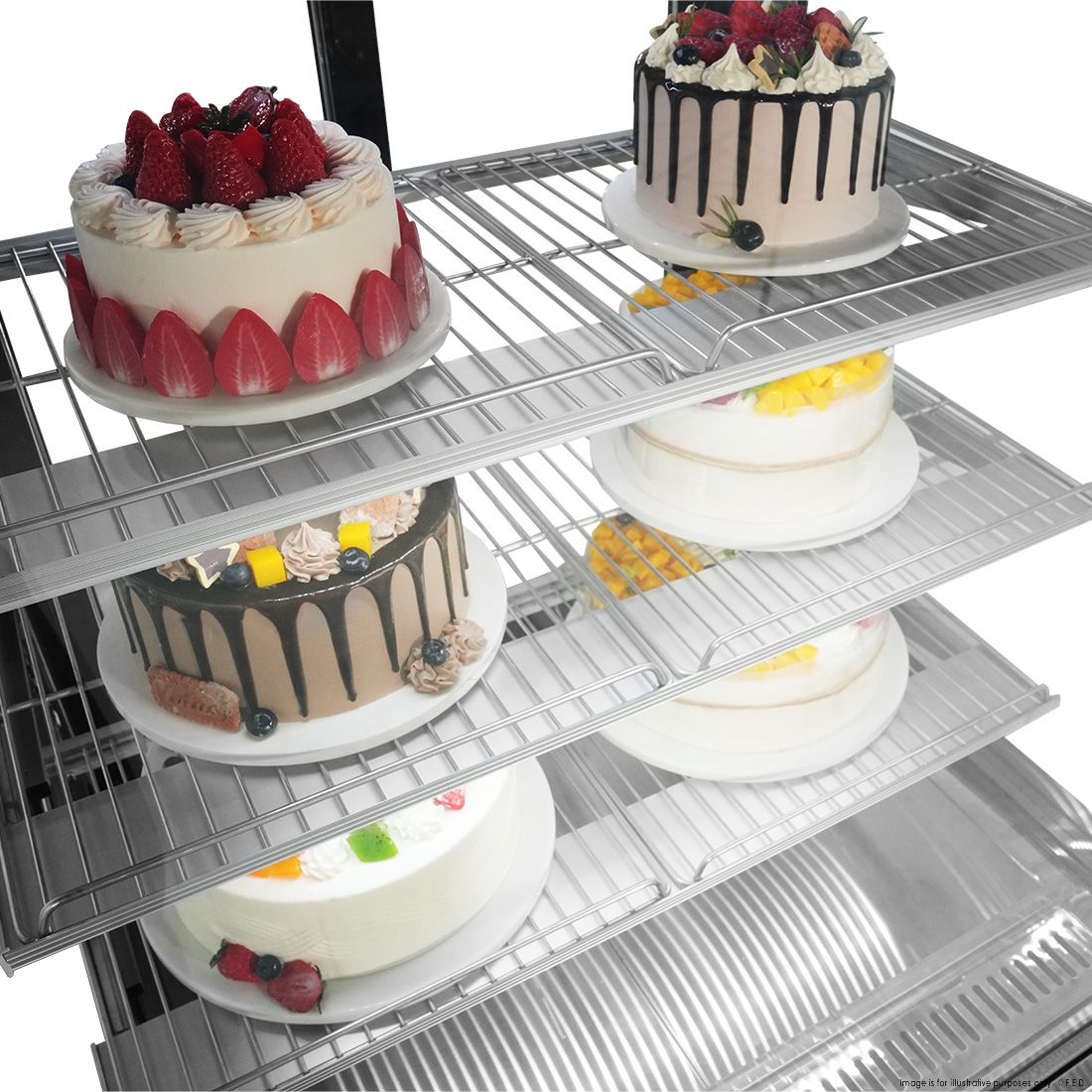 Bonvue Chilled Cake Showcase Food Display SL840V