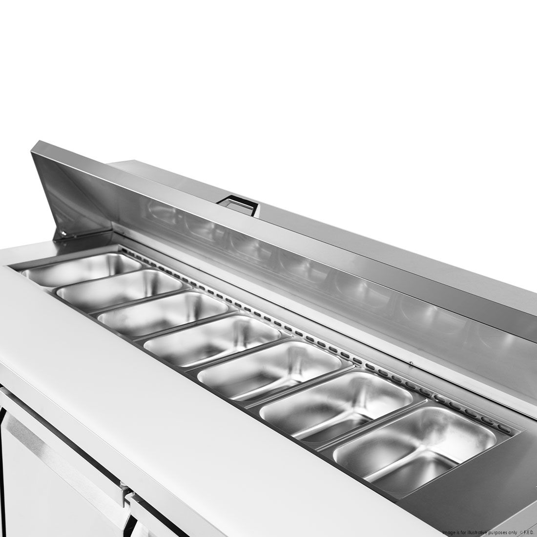 Thermaster Three Door Sandwich Bar SLB150