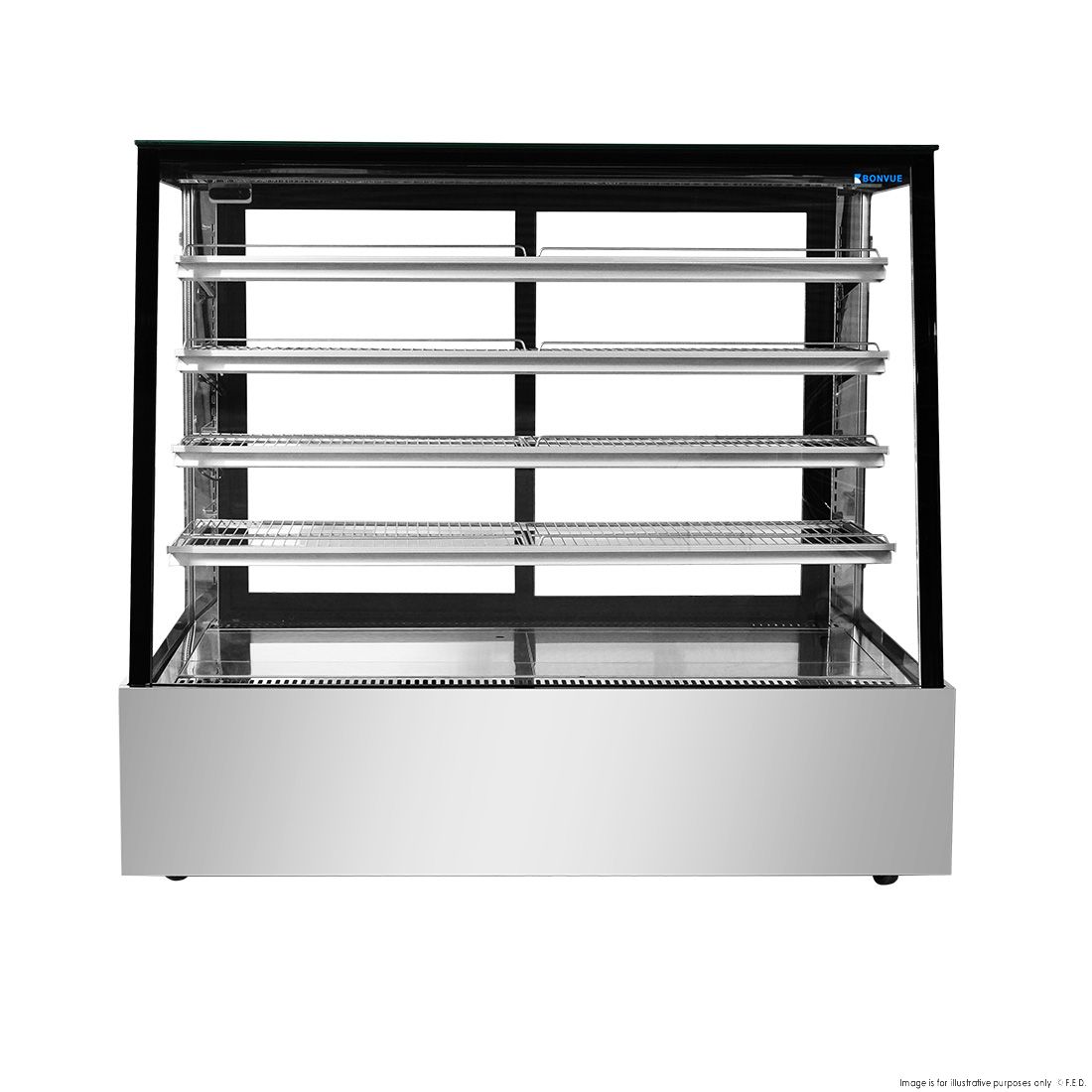 Bonvue Deluxe Chilled Cake Showcase Display Cabinet SLP850C