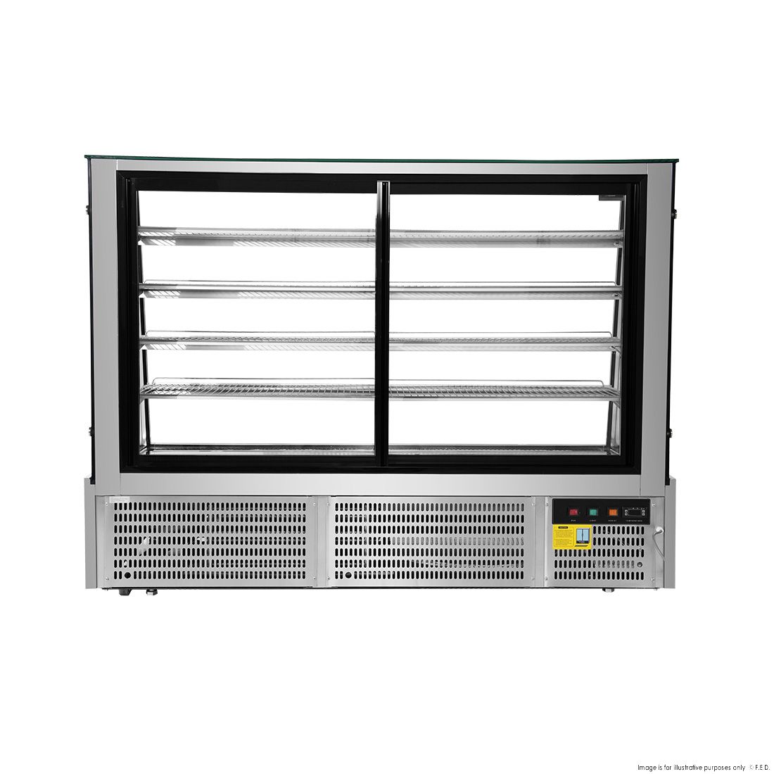 Bonvue Deluxe Chilled Cake Showcase Display Cabinet SLP860C