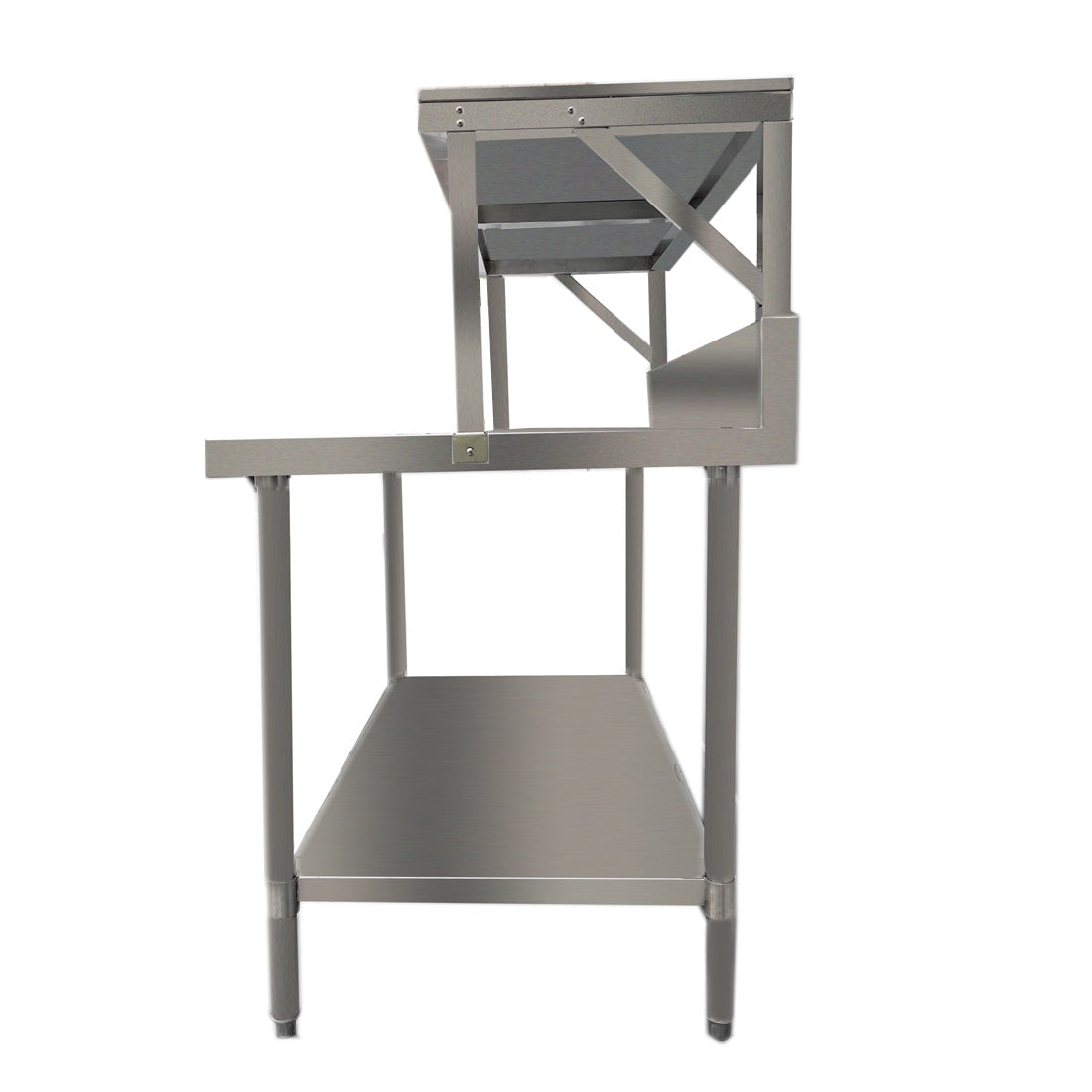 Modular Systems Heavy Duty Salamander Bench With Shelf Braces SMB-8-1200