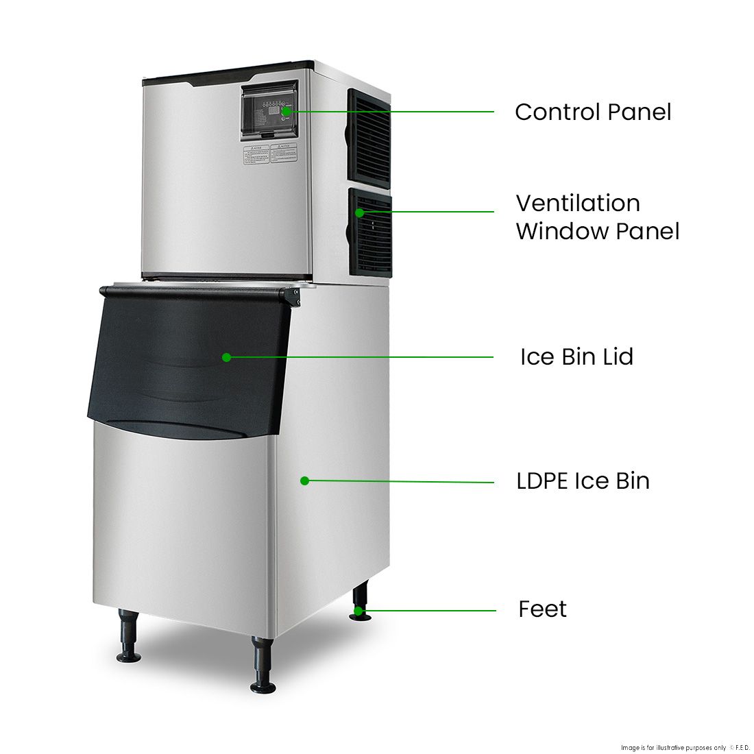 Blizzard Air-Cooled Ice Maker SN-420P