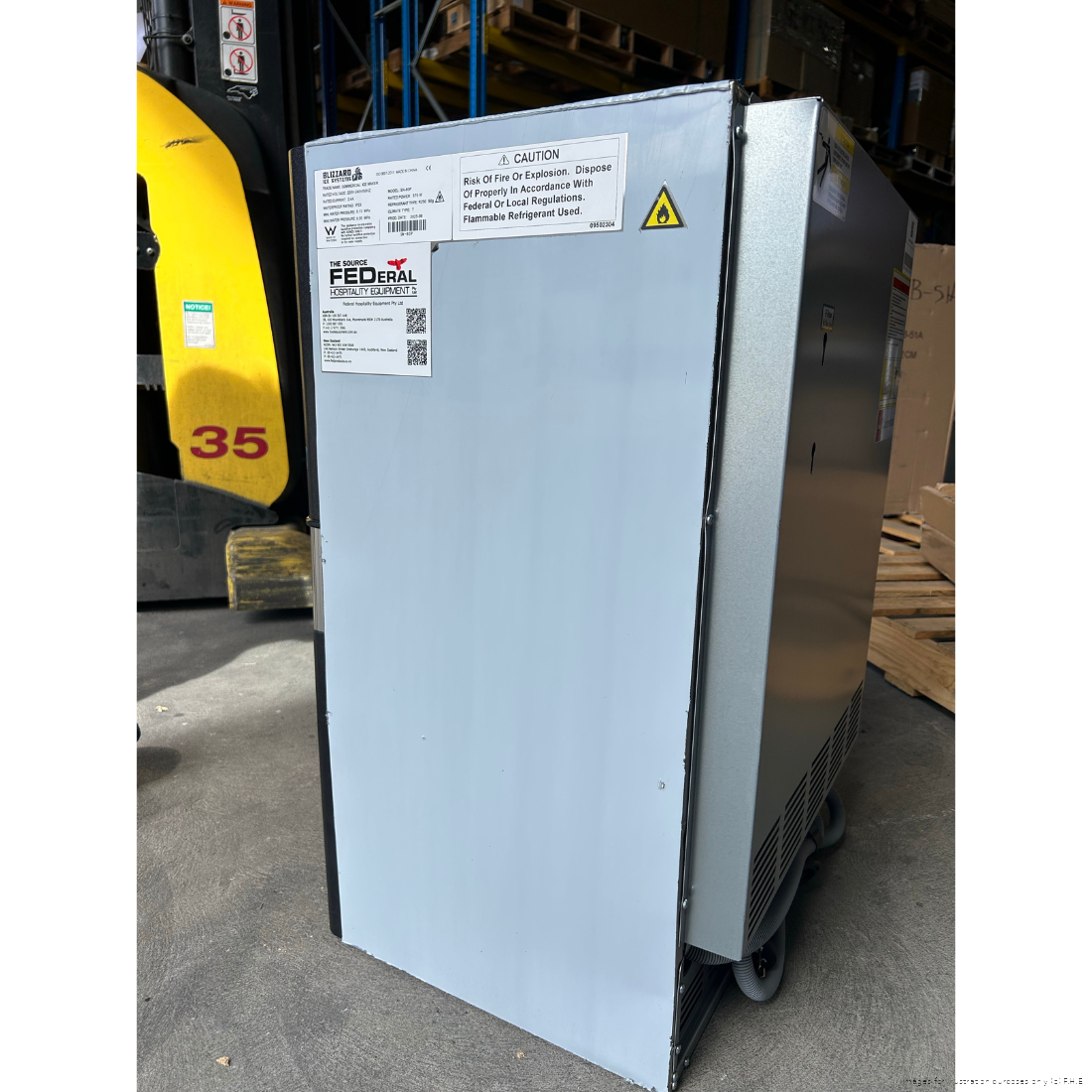 CLEARANCE - Blizzard Under Bench Ice Maker Air Cooled - SN-80P-QLD124