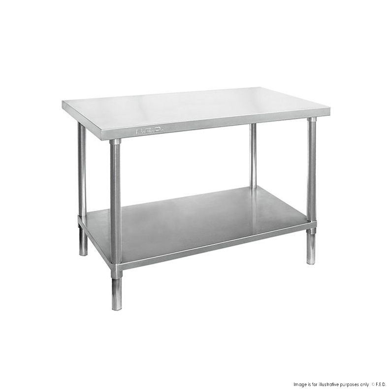 CLEARANCE - Modular System Stainless Steel Workbench - WB7-1200/A-NSW1980