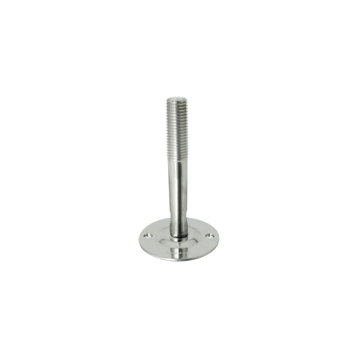 3Monkeez Stainless Steel Disc Foot 65mm Diameter. 105mm Stem. M16 - FH-10 - FH-10