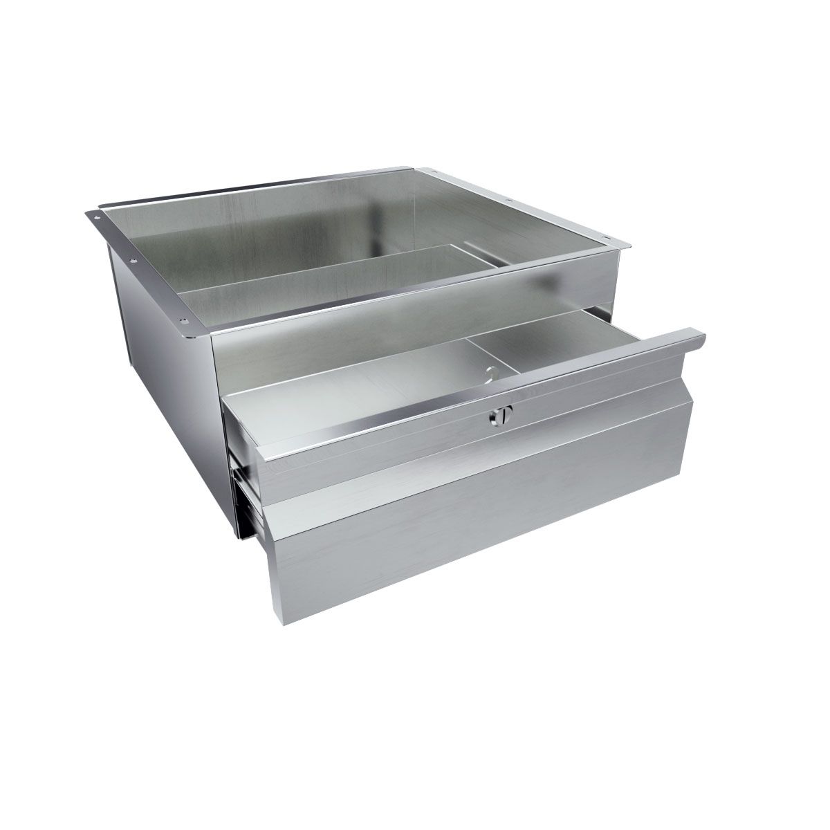3Monkeez Stainless Steel Drawer with lock - SS DRAWER-L