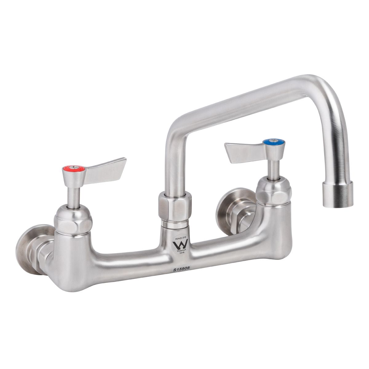 3Monkeez Stainless Steel Exposed Wall Tap Body With 6" Spout - T-3MEW06