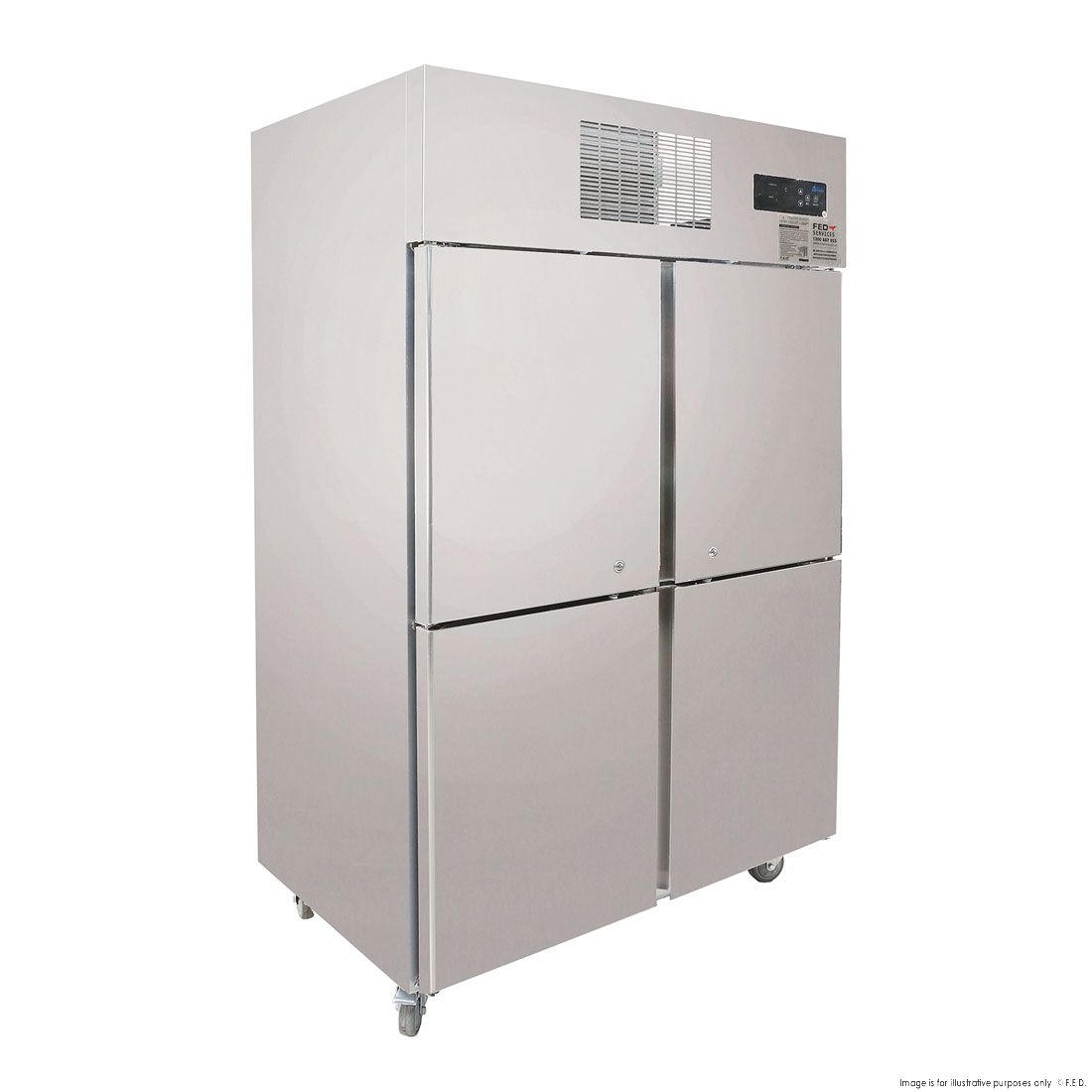Thermaster Tropical 4 X ½ Door Ss Fridge SUC1000