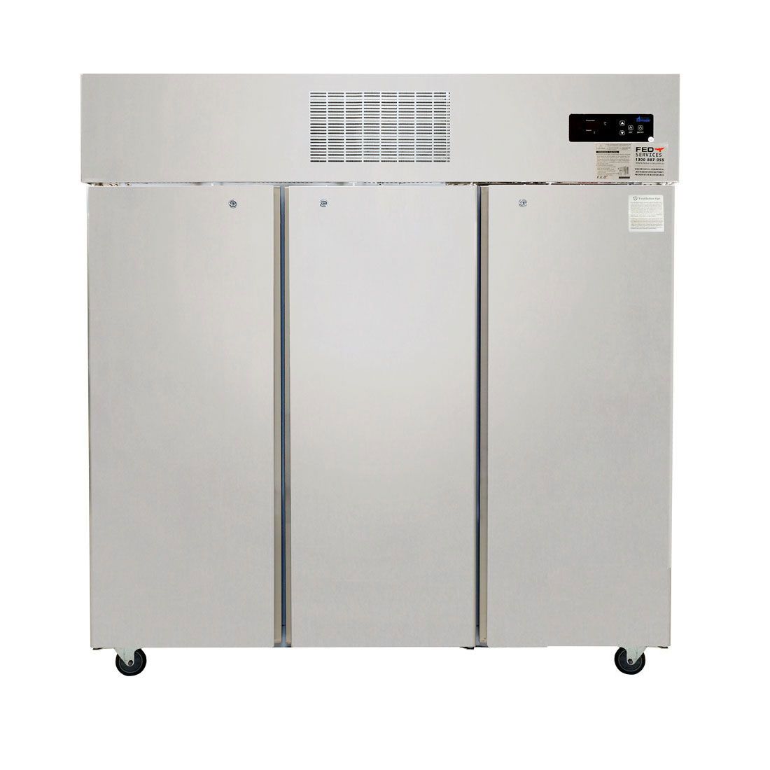 CLEARANCE - TROPICAL Thermaster 3 Door SS Fridge 1500L - SUC1500-QLD151