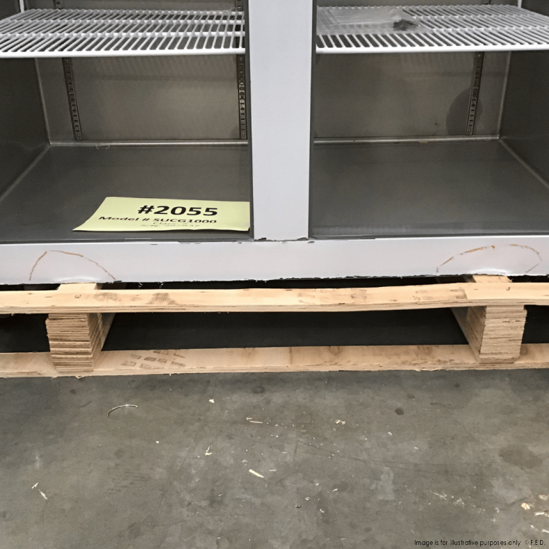 CLEARANCE - Thermaster Double Door Upright Display Fridge - SUCG1000-NSW2055