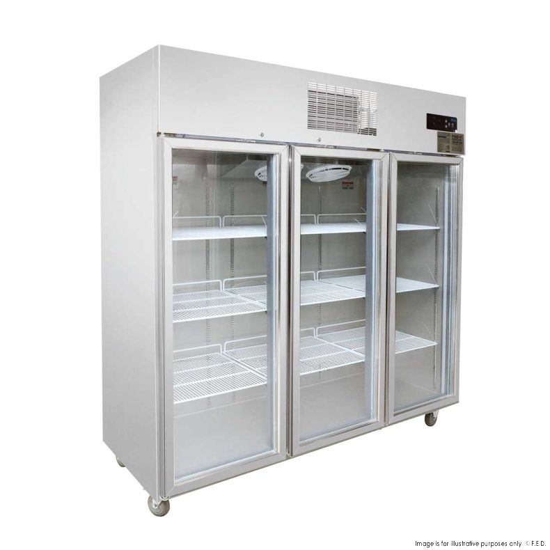 CLEARANCE - Three Door Upright Display Fridge SUCG1500