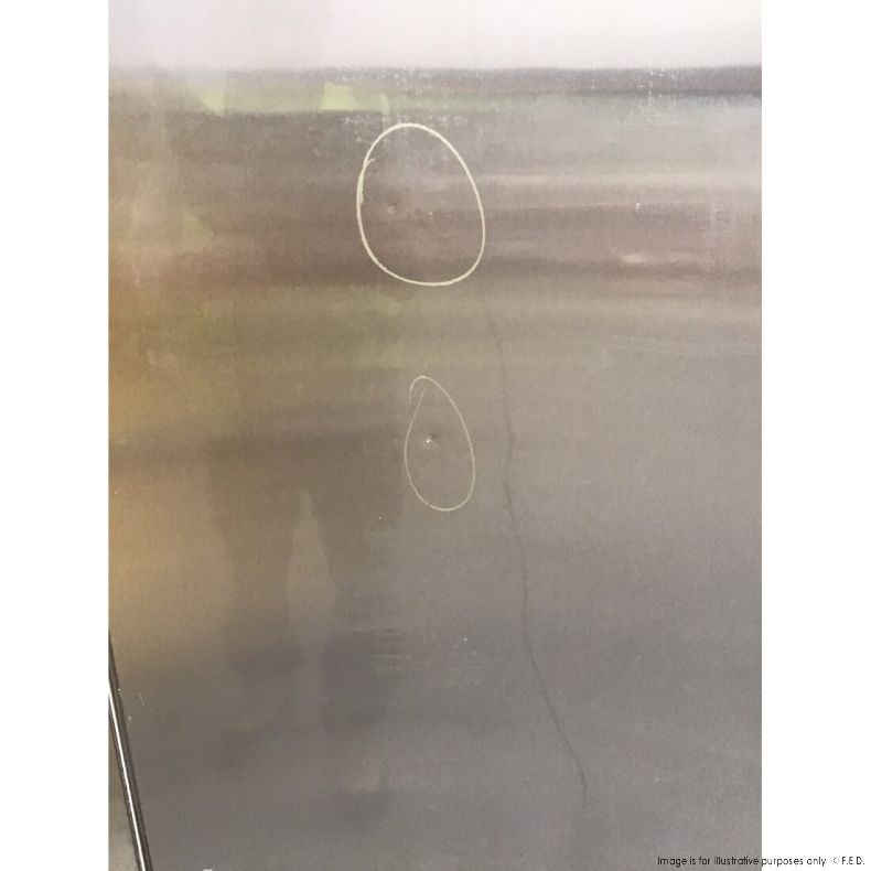 CLEARANCE - Thermaster Single Door Upright Display Fridge SUCG500-NSW1752