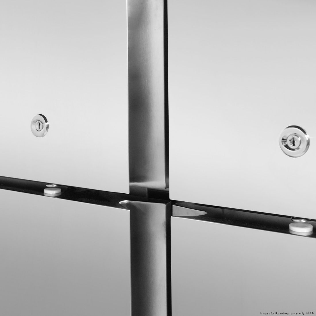Thermaster Tropical 4 X Half Door Ss Freezer SUF1000