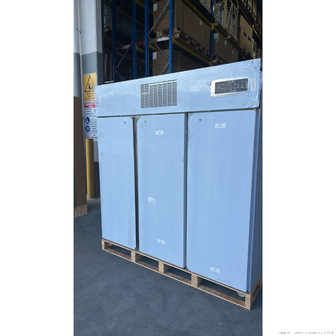 CLEARANCE - Thermaster Three Door SS Upright Storage Freezer - SUF1500-QLD129