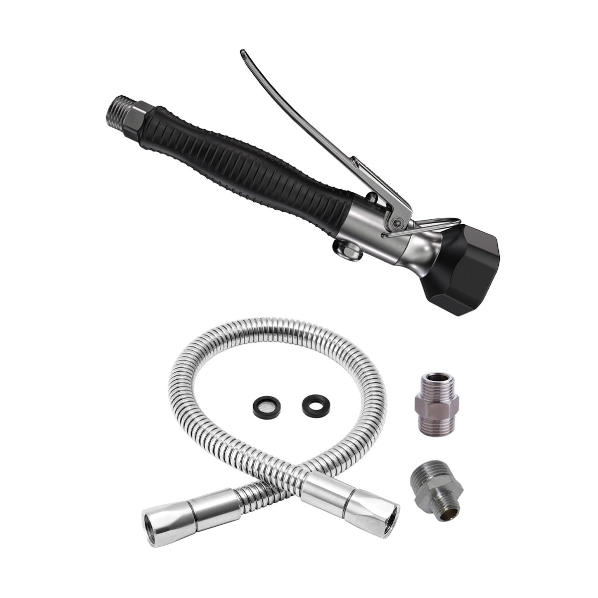 3Monkeez Pre Rinse Unit Hose 1000mmL - Including Adaptors and Black Trigger Gun - T-3M2919