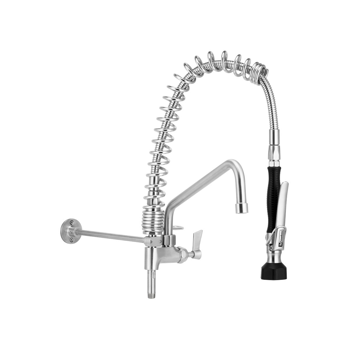 3Monkeez Compact Stainless Steel Pre Rinse Sub Assembly With Pot Filler 12 Inch - T-3M2928-12-C