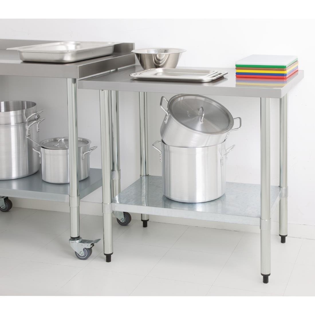 Vogue Stainless Steel Prep Table 1500mm - T377