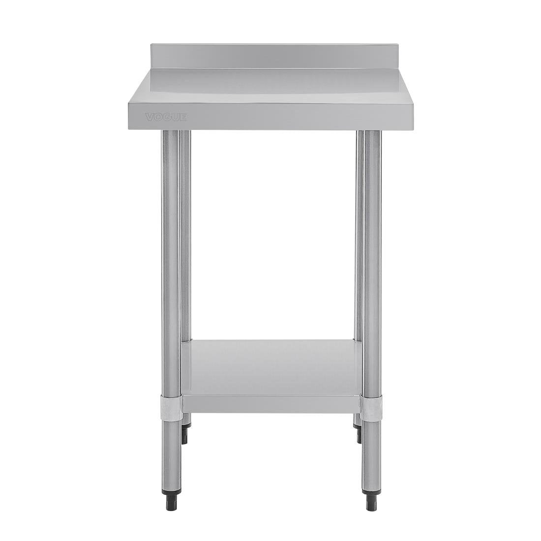 Vogue Stainless Steel Prep Table with Splashback 600mm - T379