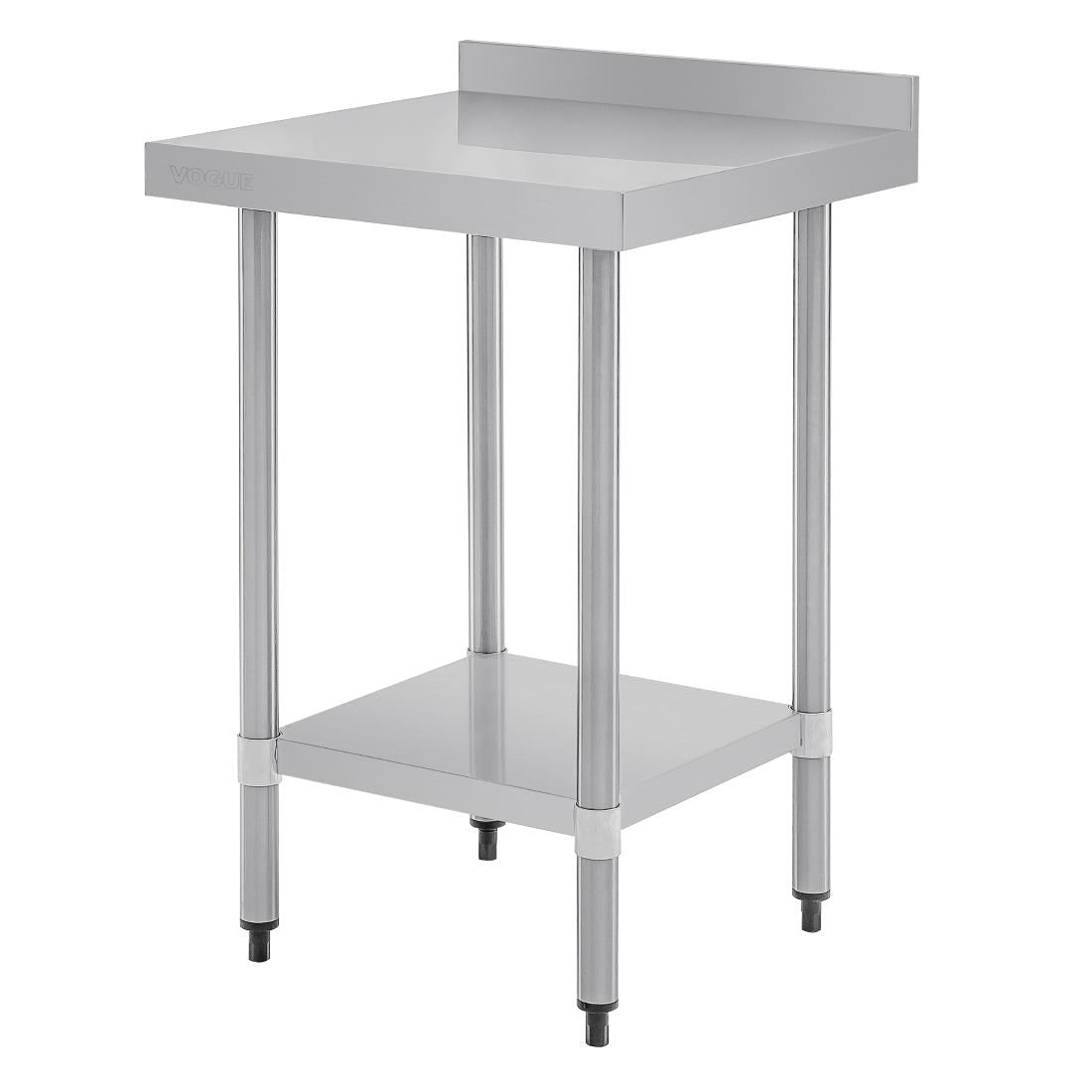 Vogue Stainless Steel Prep Table with Splashback 600mm - T379