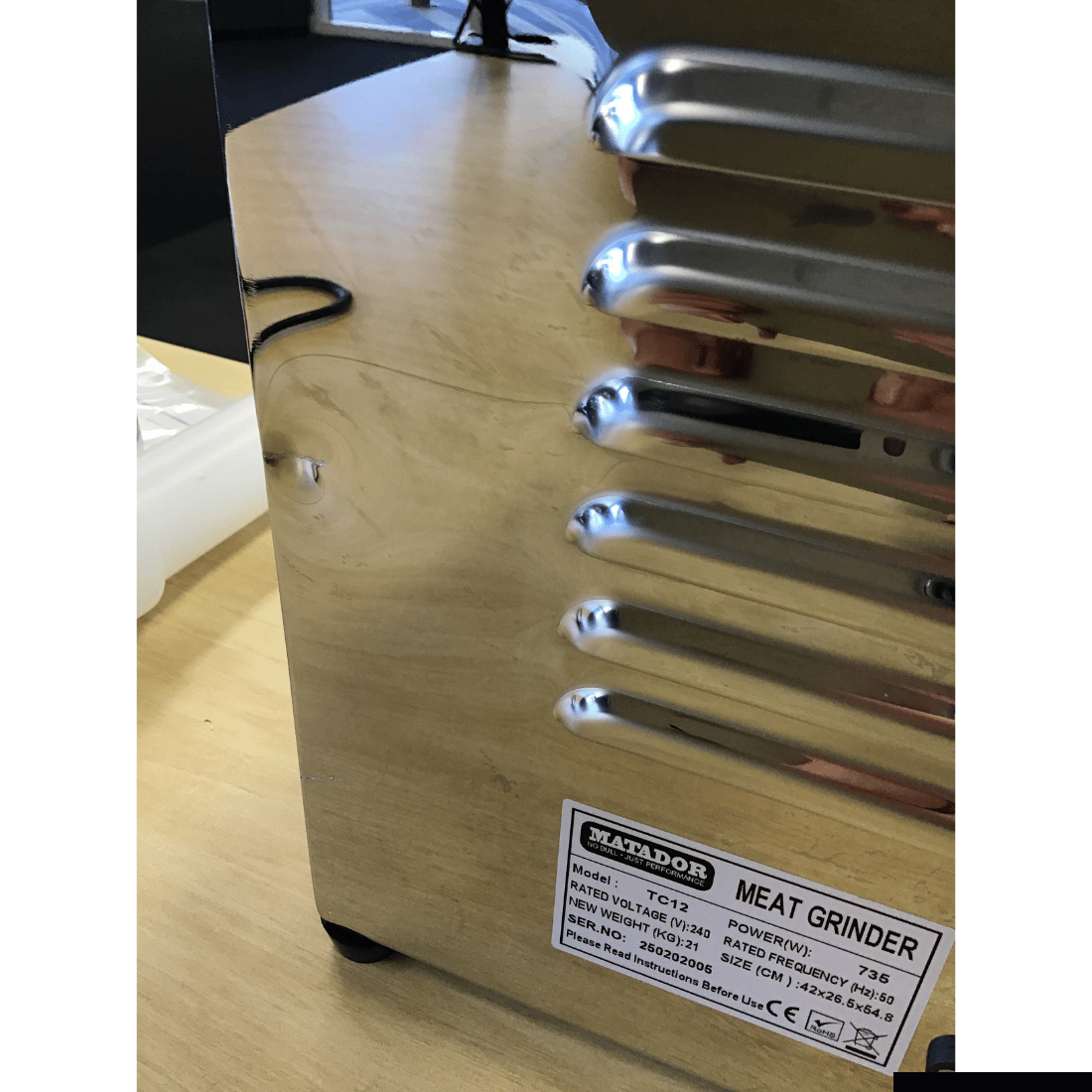 CLEARANCE - Matador Heavy Duty Meat Mincer - TC12-QLD372